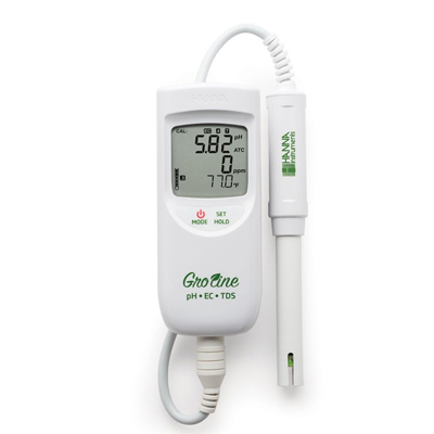哈納中量程防水型 pH-EC-TDS-℃測(cè)定儀HI9814